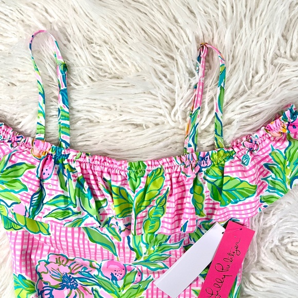 Lilly Pulitzer "One piece Swim Suit in Don't Stop Beleafing" NWT - Picture 7 of 16